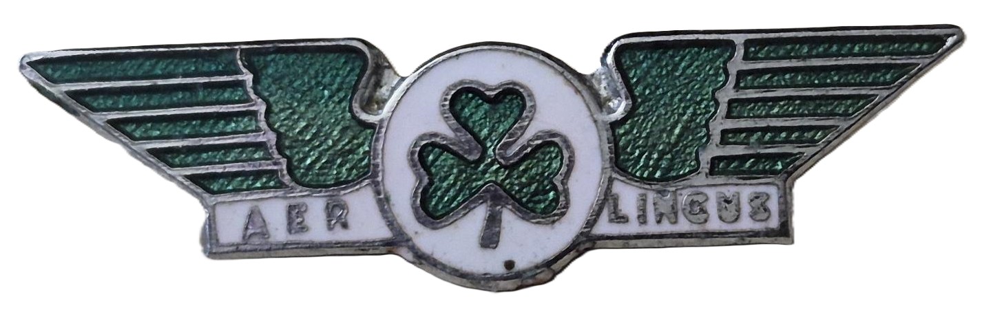 Renfrew Airport Helen Wright Aer Lingus Badge